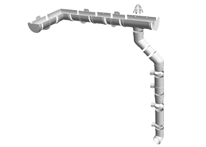 Виниловая водосточная система Döcke Standard