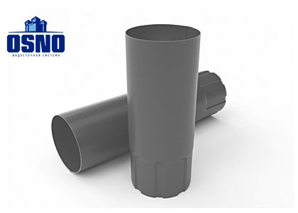 Труба соединительная OSNO - 1000 мм (Цинк)