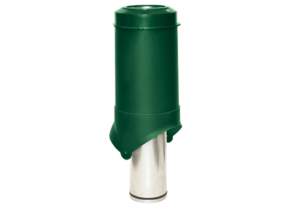 Выход вентиляции KROVENT Pipe-VT 125 is (Зеленый)