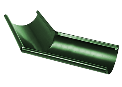 Угол желоба наружный 135° МП Престиж D125 (RAL 6005)