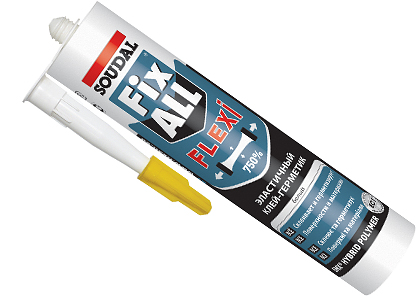 КЛЕЙ-ГЕРМЕТИК FIX AL SOUDAL белый