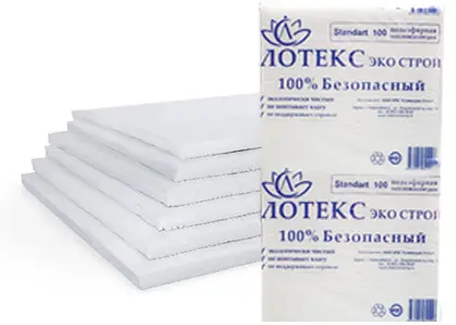 Утеплитель Лотекс Эко Строй STANDART, 100 мм Утеплитель Лотекс Эко Строй STANDART, 100 мм