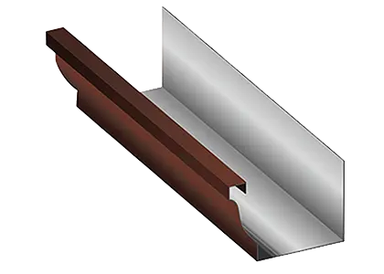 Желоб водосточный 120х86х3000 м.