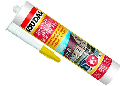 УНИВЕРСАЛЬНЫЙ СИЛИКОН SOUDAL белый