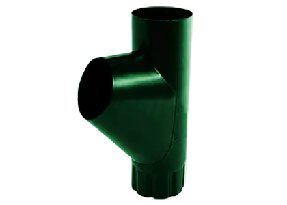 Тройник трубы МП Foramina PUR D100 (RAL 6005) Тройник трубы МП Foramina PUR D100 (RAL 6005)