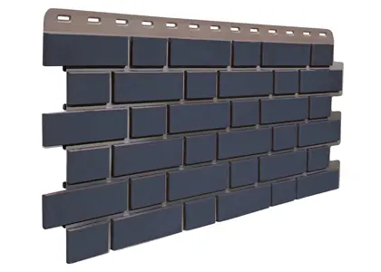 Фасадные панели FINEBER КИРПИЧ KLINKER (Асфальт) Фасадные панели FINEBER КИРПИЧ KLINKER (Асфальт)