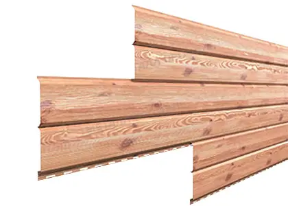 Металлический сайдинг L-БРУС ECOSTEEL 0.45 мм