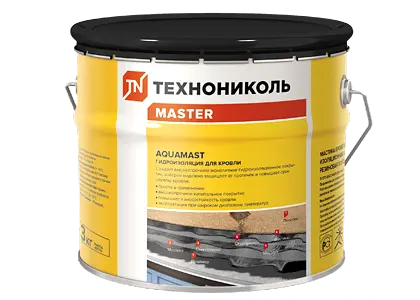  Мастика битумно-резиновая AquaMast Кровля, 3 кг.