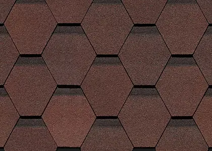 Гибкая черепица Docke PREMIUM Шеффилд (Зрелый каштан)