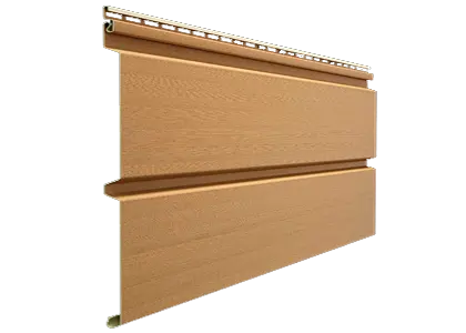 Виниловый сайдинг «БРУС» (D6S), PREMIUM (Карамель)