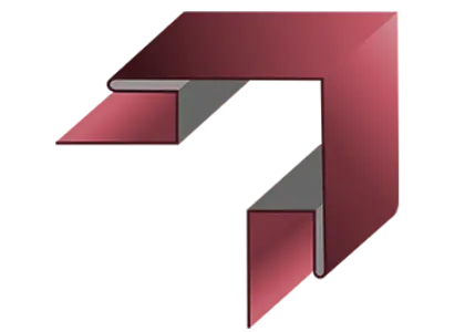 Планка угла наружного сложного 75х75х3000 мм