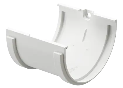 Соединитель желобов Döcke Standard (Белый) Соединитель желобов Döcke Standard (Белый)