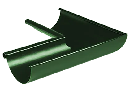 Угол желоба внутренний 90° МП Foramina PUR D125 (RAL 6005)