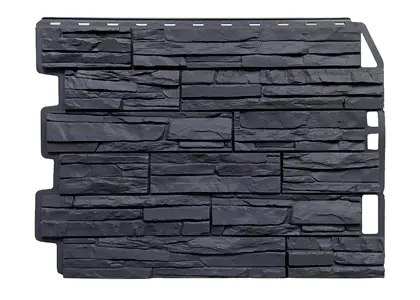 Фасадные панели FINEBER СКОЛ (Асфальт) Фасадные панели FINEBER СКОЛ (Асфальт)