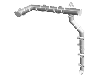 Виниловая водосточная система Döcke Premium