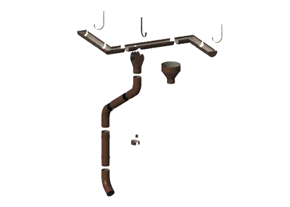Металлическая водосточная система МП Проект