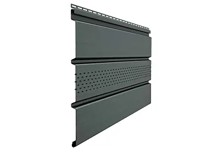 Софит с центральной перфорацией, DÖCKE PREMIUM (Графит) Софит с центральной перфорацией, DÖCKE PREMIUM (Графит)