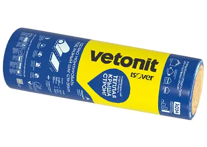 Утеплитель Vetonit (Isover) Теплая Крыша Стронг - Рулон