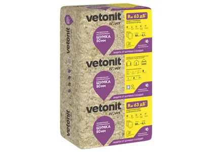 Утеплитель Vetonit (Isover) Шумка