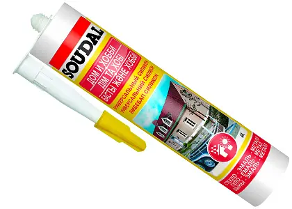 УНИВЕРСАЛЬНЫЙ СИЛИКОН SOUDAL бесцветный УНИВЕРСАЛЬНЫЙ СИЛИКОН SOUDAL бесцветный