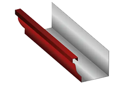 Желоб водосточный 120х86х3000 м.