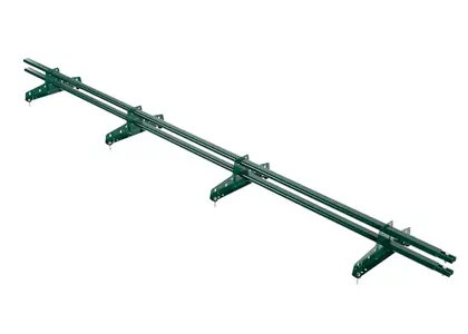 Снегозадержатель трубчатый Borge (20х40мм) - 3000 мм