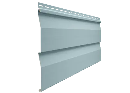 Виниловый сайдинг «КОРАБЕЛЬНЫЙ БРУС» (D4.5D), STANDARD (Голубика)