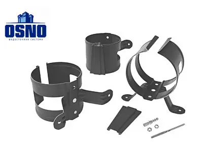 Держатель трубы OSNO на дерево (Цинк) Держатель трубы OSNO на дерево (Цинк)