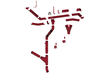 Металлическая водосточная система МП Foramina PUR