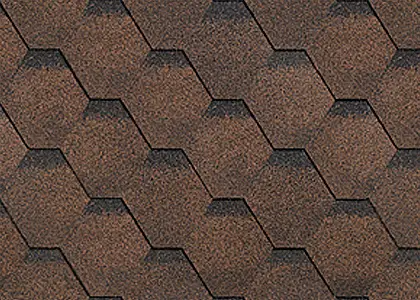 Гибкая черепица Shinglas ФИНСКАЯ - Соната (Коричневый)