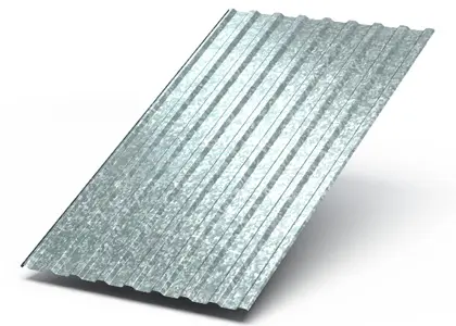 Профнастил МП-20, лист - 2000 мм, 0.5_(Оцинкованный) Профнастил МП-20, лист - 2000 мм, 0.5_(Оцинкованный)