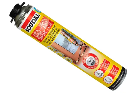 ПЕНА МОНТАЖНАЯ ПИСТОЛЕТНАЯ ЗИМНЯЯ SOUDAL ПЕНА МОНТАЖНАЯ ПИСТОЛЕТНАЯ ЗИМНЯЯ SOUDAL