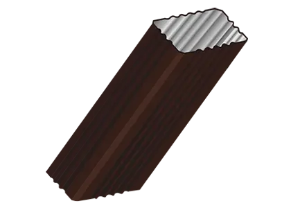 Труба водосточная 76х102х2000 мм.