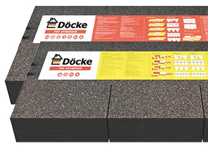 Коньково-карнизная черепица Docke